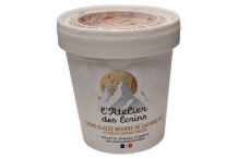 CREME GLACEE BEURRE DE CACAHUETES ET COULIS DE CARAMEL 140ML